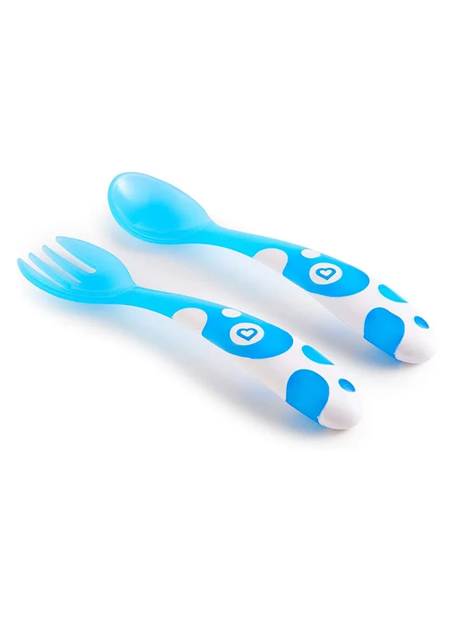 Munchkin Multi-coloured Forks and Spoons Set of 6 Set of 1