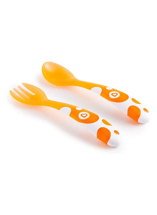 Munchkin Multi-coloured Forks and Spoons Set of 6 Set of 1