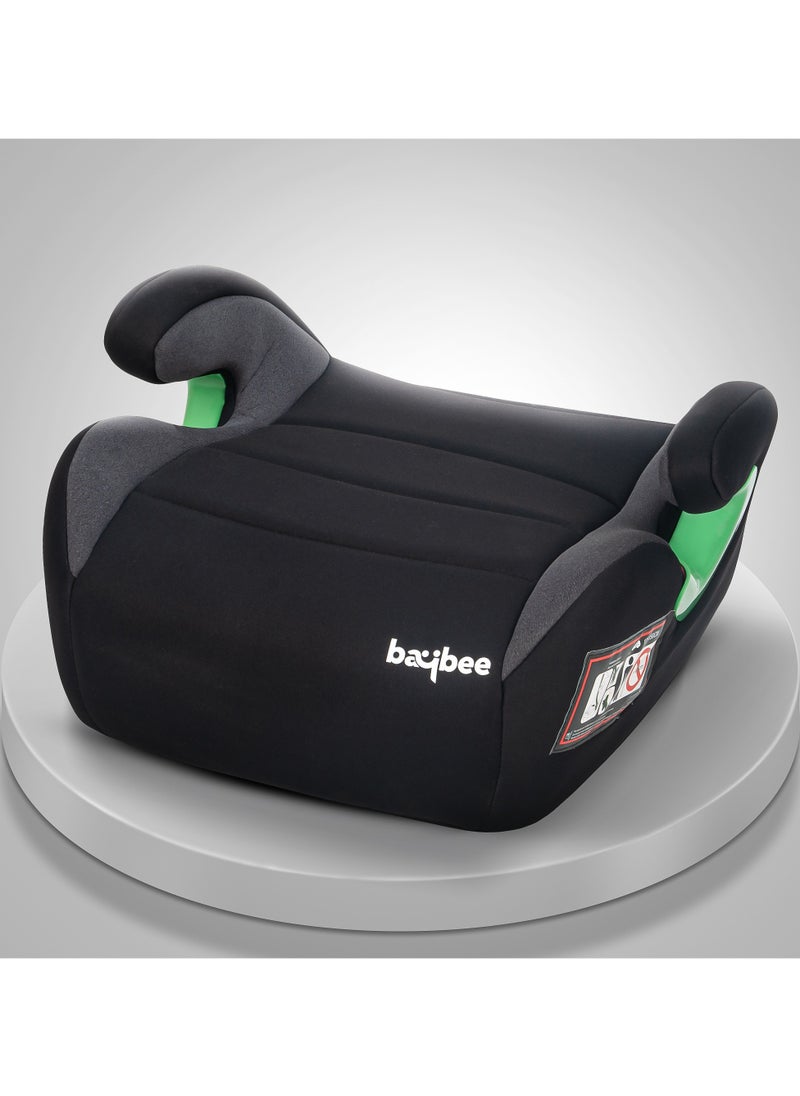 BAYBEE Baybee Baby Booster Car Seat without Isofix Portable Lightweight Travel Car Booster Seat with Comfort, Compact and Easy to Use | Suitable for Toddler 4-12 Years Boys Girls-Black  - Image 1