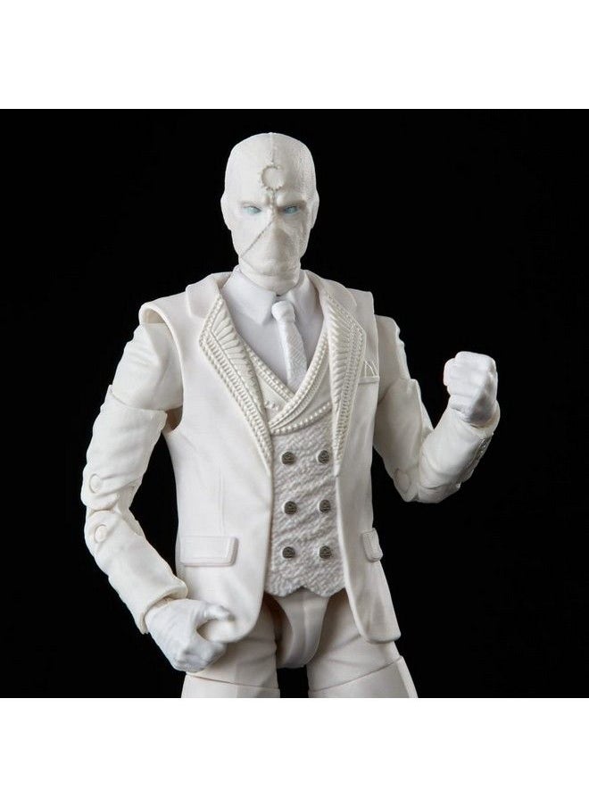 Legends Series Disney Plus Mr. Knight Mcu Series Action Figure 6 Inch Collectible Toy Includes 4 Accessories And 1 Build A Figure Part White