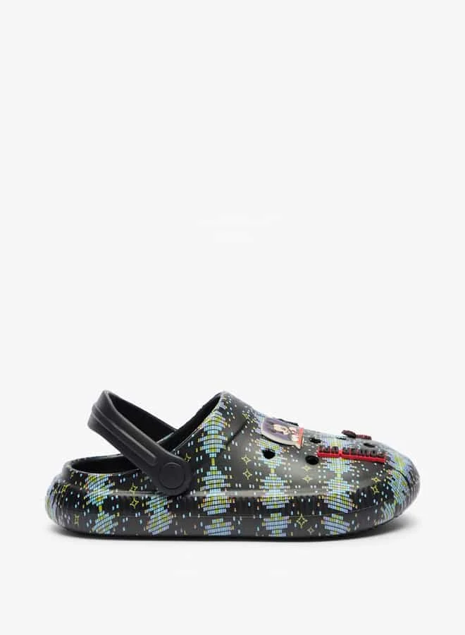 Disney Boys Mickey Mouse Accent Slip-On Clogs