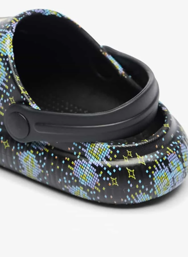 Disney Boys Mickey Mouse Accent Slip-On Clogs