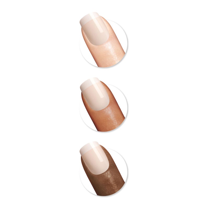 Sally Hansen Salon EffectsÂ® Perfect Manicure, Ã€ La Mode, Press On Nails, Square Shaped, Non-Damaging Adhesive Tabs, File, and Alcohol Pad Included - Image 3