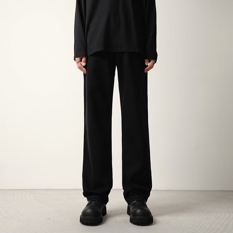 Unisex Classic Denim Jeans Loose Fit Daily Outdoor Wear - Image 1