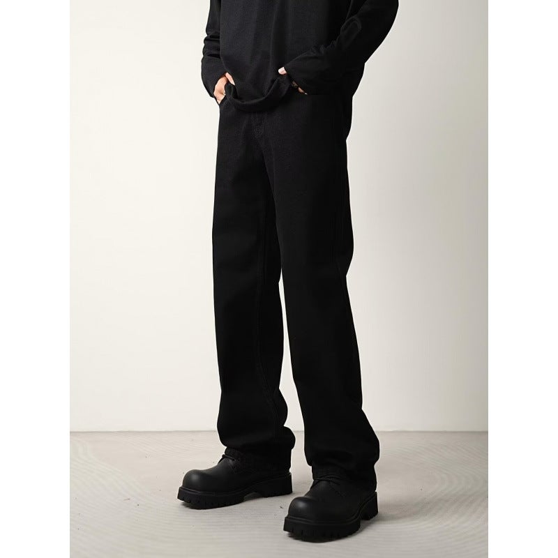 Unisex Classic Denim Jeans Loose Fit Daily Outdoor Wear - Image 3