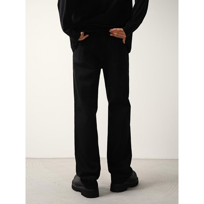Unisex Classic Denim Jeans Loose Fit Daily Outdoor Wear - Image 4