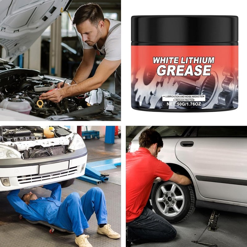 Car Grease - 50g Long-Lasting Quiet Maintenance Lubricant,Car Door Grease Lubricant | for Bike Motorcycle Wheel Industrial Chain Trailer Window Electrical Garage - Image 4