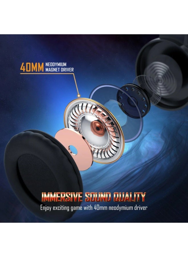 onikuma K19 Gaming Wired Headset With Microphone For PS4/PS5/XOne/XSeries/NSwitch/PC - Image 3