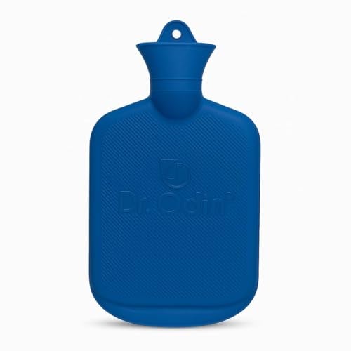 Dr.Odin Dr. Odin Hot Water Bag (1.75 Litre) Non-Electric Leakproof Hot Water Bottle for Body Pain Relief, Back Pain, Neck & Joint Pain, Sport Injuries & Cramps,Reusable Heating Pad (Dark Blue) - Image 1