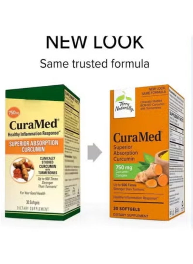 Terry Naturally Curcumin Softgels 60 Capsules - Image 3