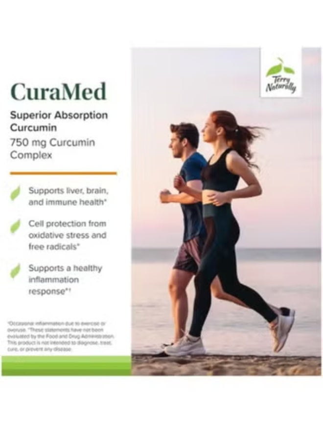 Terry Naturally Curcumin Softgels 60 Capsules - Image 4