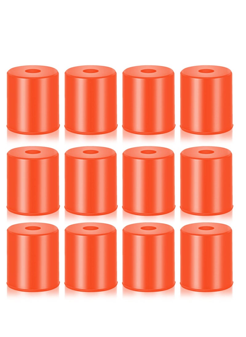 KASTWAVE - 3D Printer Heat Bed Leveling Parts,12Pcs  Printer Hot Bed Mounts Column Stable Tool, Printer Parts Heat Buffer Silicone Heat Bed Parts Compatible with CR-10 Ender 3 Bottom Connect (Brown, 0.7 Inches) - Image 1