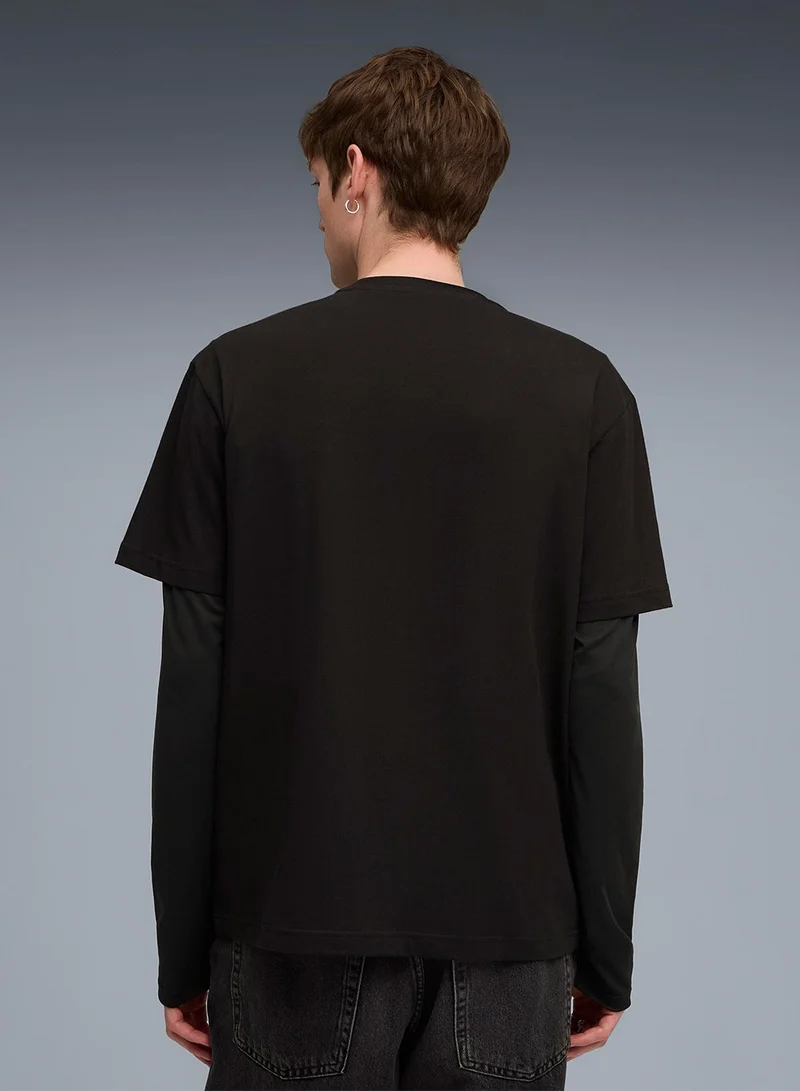 PUMA Maximal Metallic Relaxed T-Shirt