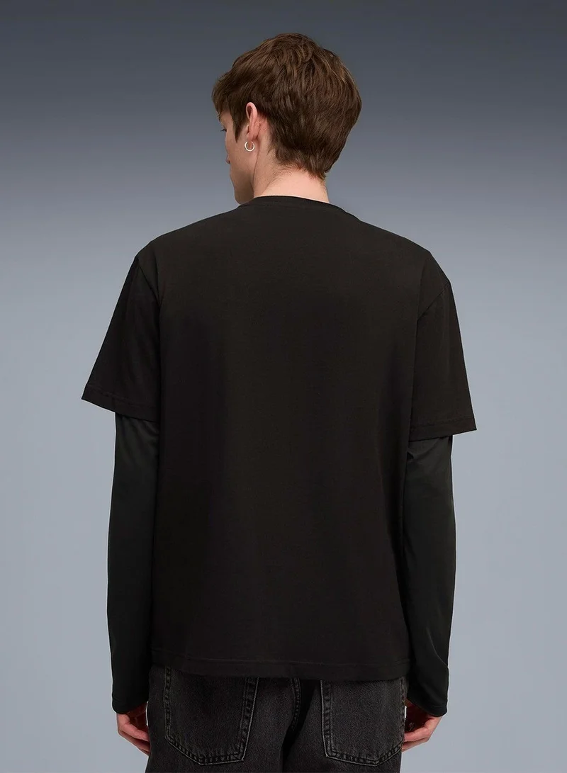 PUMA Maximal Metallic Relaxed T-Shirt