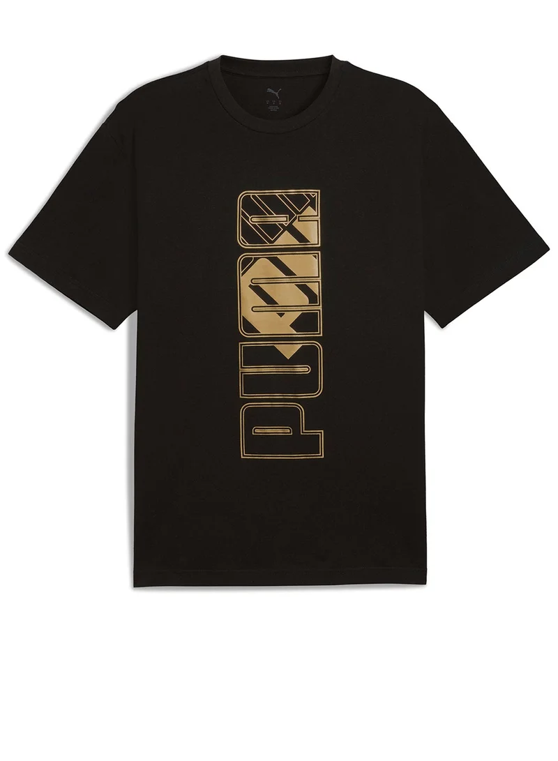 PUMA  Maximal Metallic Relaxed T-Shirt for Men | Best Price UAE