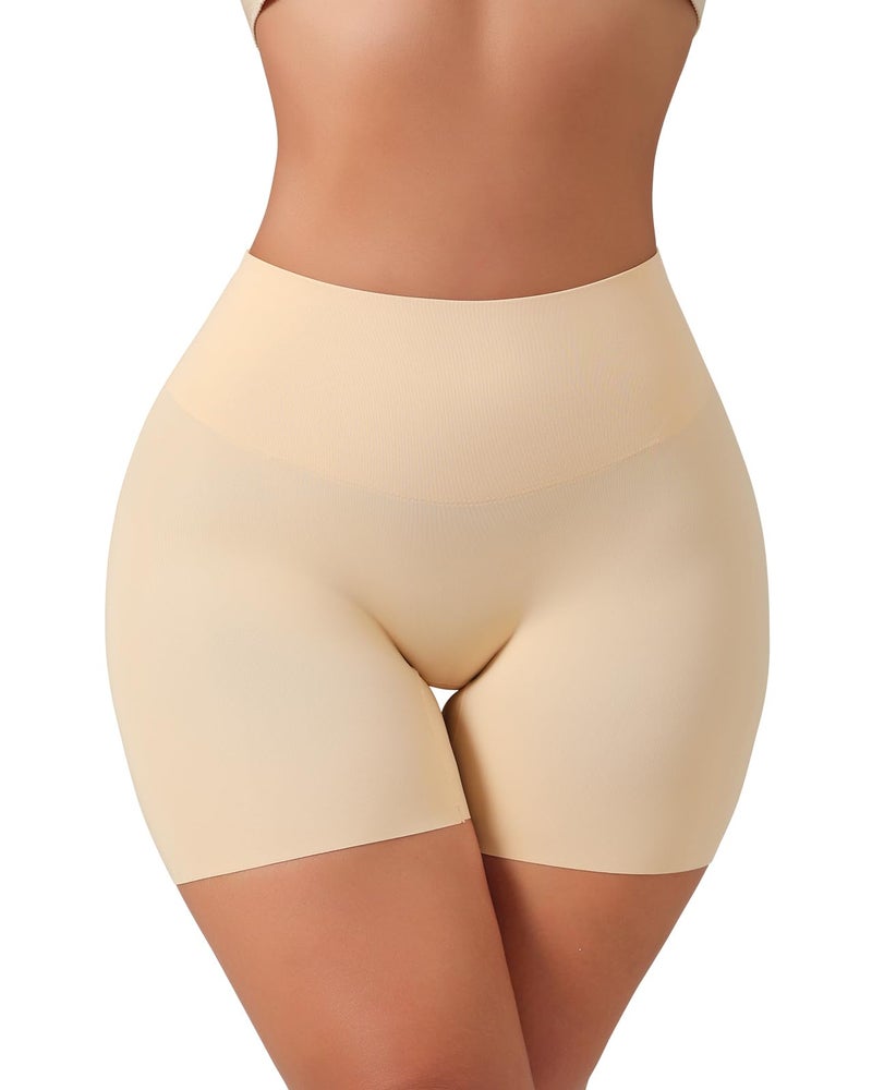 USEASY Tummy Control Shapewear Shorts for Women Butt lifting Shapewear shorts for under dresses Shorts nude spandex Beige 2XL - Image 1