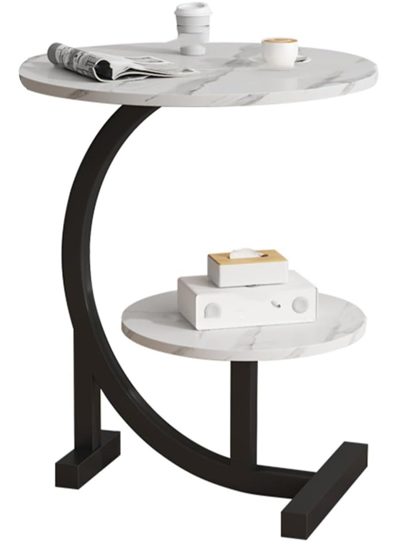 DubaiGallery Small coffee table light luxury side a few small apartment living room sofa mini coffee table balcony bedroom bed place table corner - Image 3