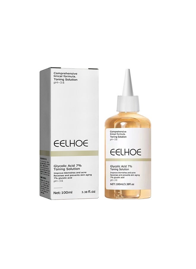 EELHOE Glycolic acid 7% Toning Solution for Removing Acne, Reducing Acne Marks, Removing Closed Mouth Acne, And Repairing The Skin  - Image 2