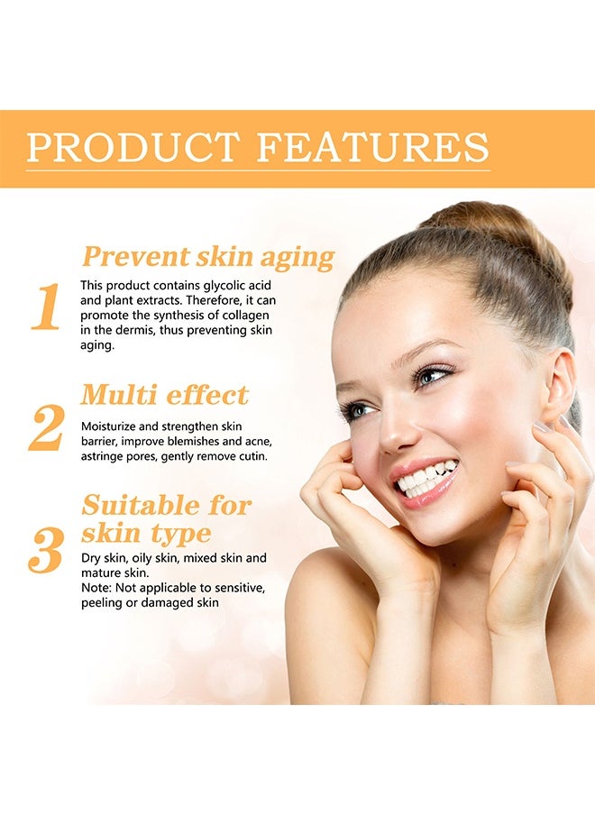 EELHOE Glycolic acid 7% Toning Solution for Removing Acne, Reducing Acne Marks, Removing Closed Mouth Acne, And Repairing The Skin  - Image 4