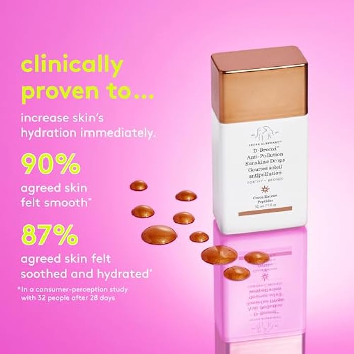 Drunk Elephant D-Bronzi Sunshine Drops - Bronzing Color Serum Drops - Clean Clinical Skincare - Cruelty-Free - Dermatologist-Tested - Free of Essential Oils, Silicones, and Fragrance - Image 4