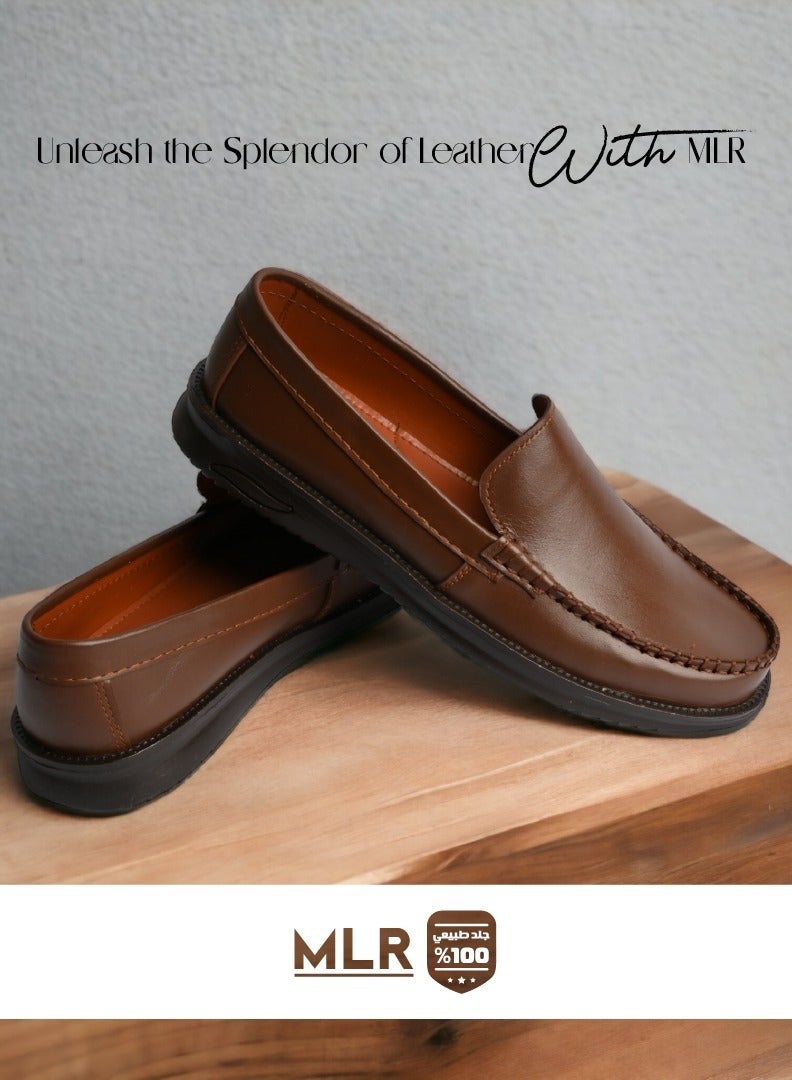 MLR shoes genuine leather Havan color - Image 3