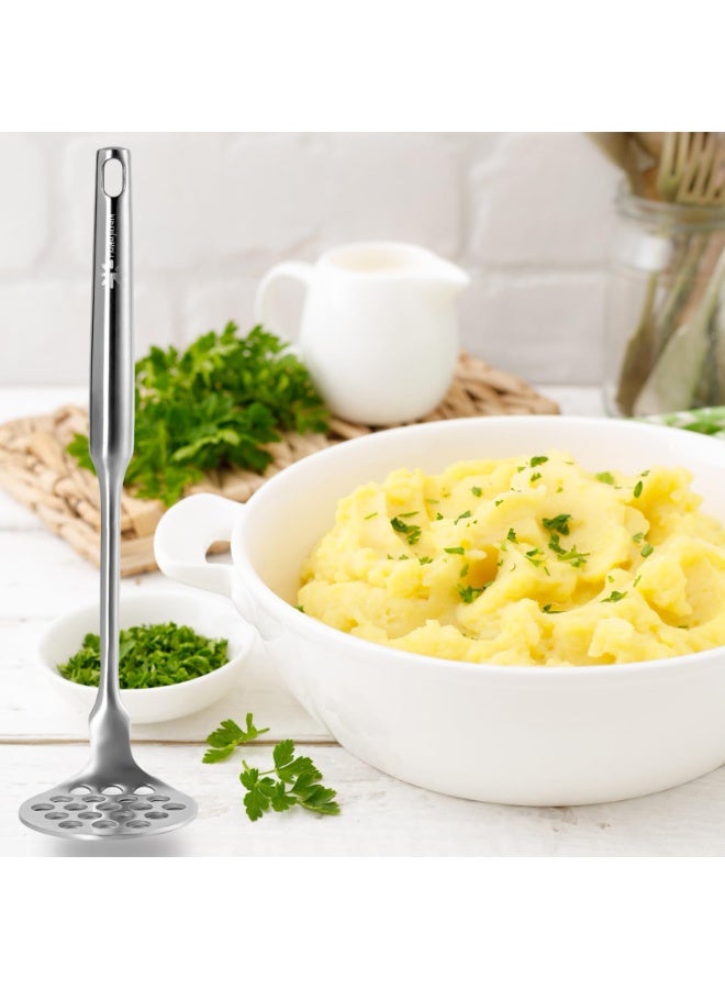 Small Avocado Masher - Stainless Steel Potato Masher，Mashed Potato Masher Kitchen Tool，Heavy Duty，8.7" Mini Bean Smasher for Vegetables & Fruits - Effortless Guacamole Preparation, Dishwasher Safe  - Image 5