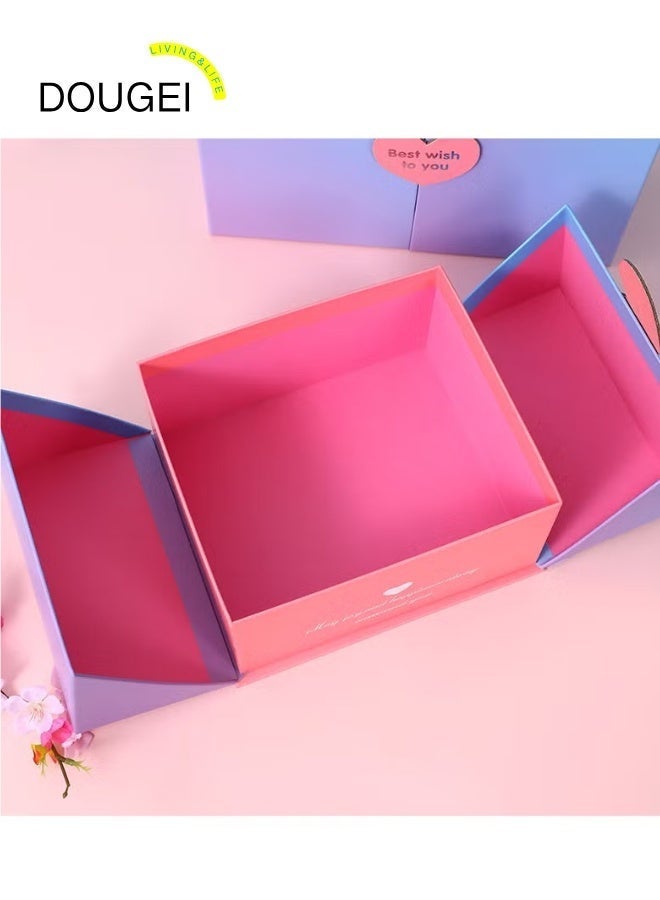 DOUGEI Ramadan 21×19×9 cm Gift Box with Magnetic Closure,Gift Box for Birthday Party Wedding Festival Anniversary - Image 5