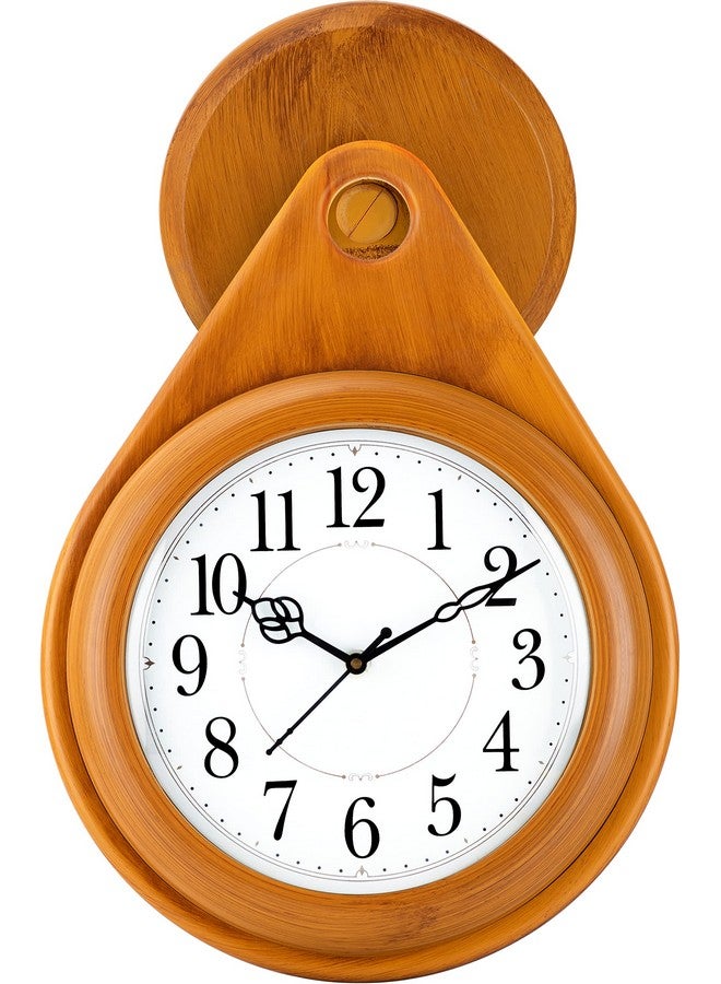 Harbour Analog Latest Stylish New Models Wall Clock for Home Living Room Hall Bedroom (Size Height 45 CM X Width 30.5 CM)- Home Decor Big Size Wall Clock NMOM2 - Image 1