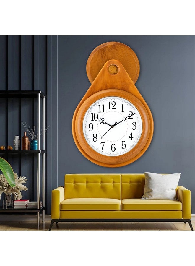 Harbour Analog Latest Stylish New Models Wall Clock for Home Living Room Hall Bedroom (Size Height 45 CM X Width 30.5 CM)- Home Decor Big Size Wall Clock NMOM2 - Image 4