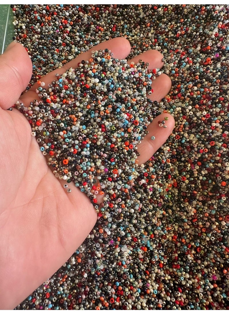 Gönülden Tasarım Heart Design 35 gr Mixed Color Sand Beads Needlework Jewelry Beads  - Image 1
