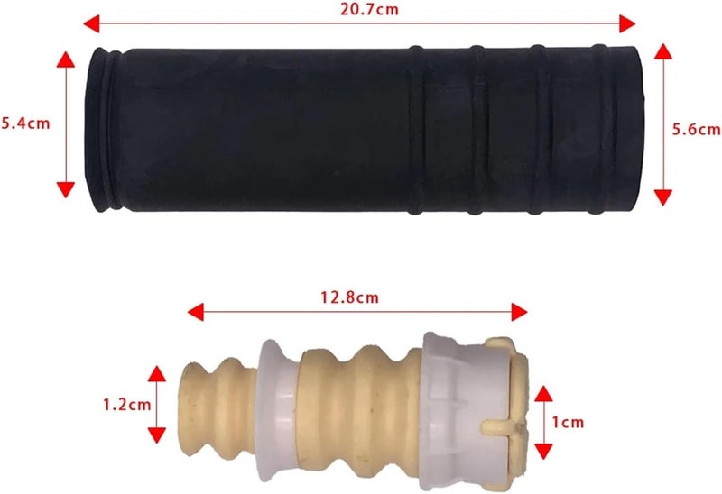 DEMULAX Car Rear Shock Absorber Buffer Rubber Boot Set - Image 2