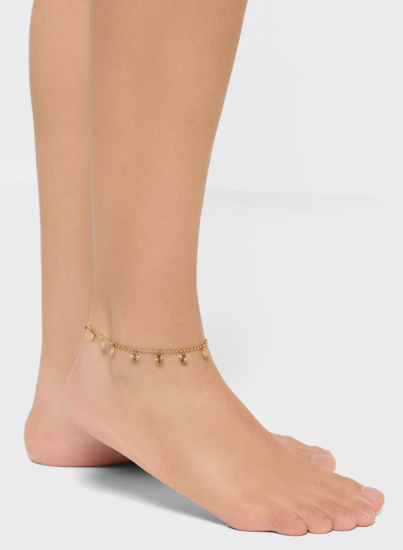 ELLA Stainless Steel Stone Anklet - Image 3