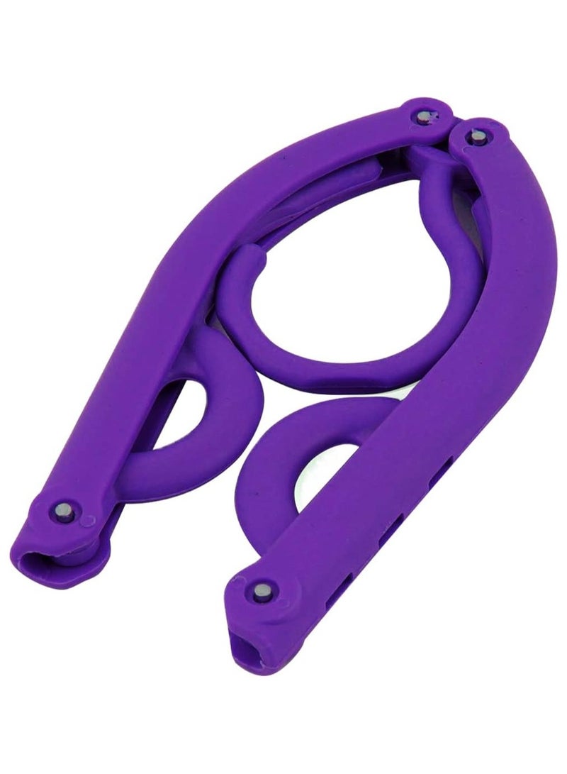 Amazing Ideas  Foldable Cloth Hanger, Purple, Hf7064010212, One Size - Image 2