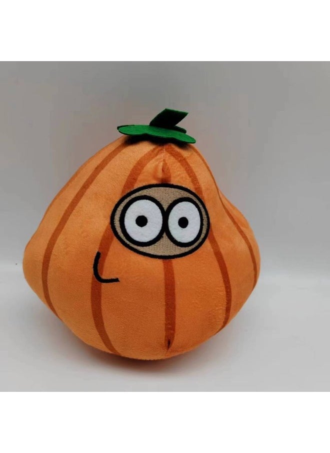 Generic - Triangular Pumpkin Plush Toy Soft Stuffed Doll Alien Game Surrounding Cartoon Character Gift PP Cotton Filled Triangular Plushie-Specifications:Pumpkin-Color:Mixed Bag - Image 1