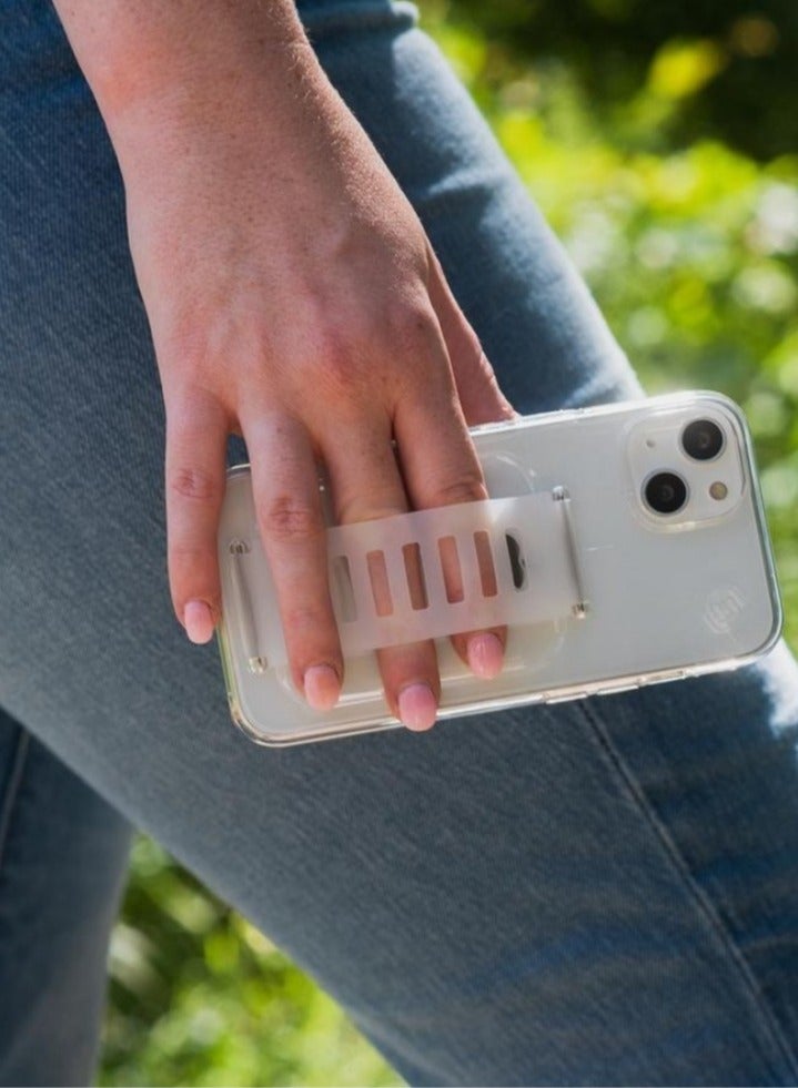 جريب 2 يو غطاء حماية واق لهاتف أبل آيفون 14 شفاف غير قابل للاصفرار - Image 4