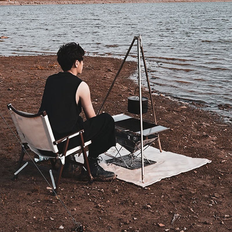 Fiberglass Fireproof Cloth Multifunctional Mat Practical Fire Pad for Outdoor Picnic Barbecue - Image 5