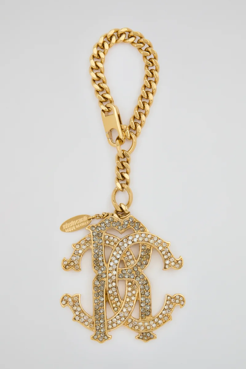 roberto cavalli Roberto Cavalli Gold Smoky Crystal RC Pendant