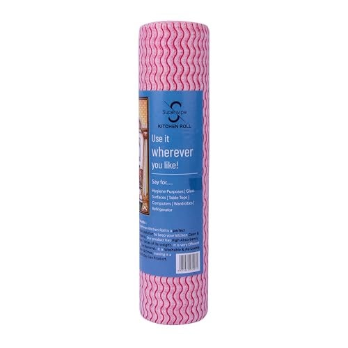 GINNI Premium Printed Kitchen Swipe Rolls - Reusable, Washable Non-Woven Fabric Kitchen Towels | Multi-Purpose Household Sheets | Durable, Absorbent, 30x25 cm, 50 Pulls per Roll | Pack of 3 Rolls - Image 3