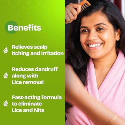 Vcare Anti Lice Shampoo and Oil Combo (Pack of 2), Removes Lice and Nits | Lice Treatment | Head Lice | Lice Egg Removal- 90ml - Image 5