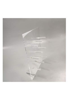Excefore Reusable Acrylic Donut Wall Display Stand On Table, Crystal Clear Handmade Donut Holder for Baby Showers, Birthday, Holiday Gathering, Donut Party Decorations and More, 9 Pillars  - Image 2