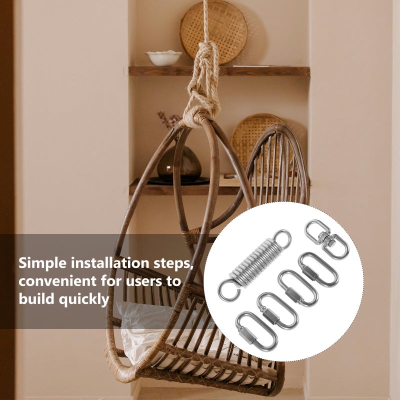 1 Set of Metal Swing Spring Sand Bag Spring Kit Porch Swing Spring Kit Hammock Tool Set - Image 4