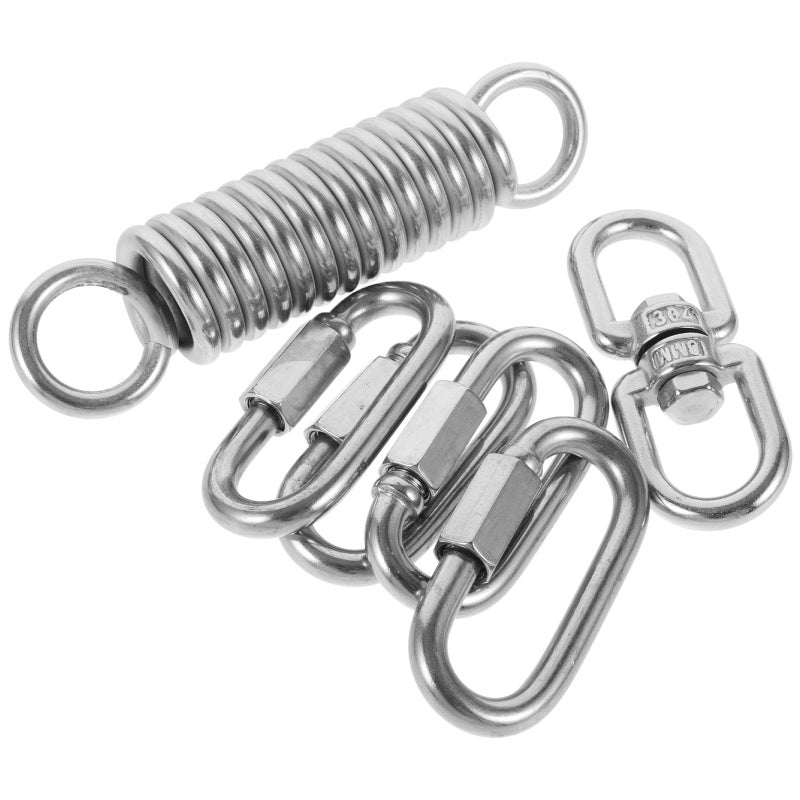 1 Set of Metal Swing Spring Sand Bag Spring Kit Porch Swing Spring Kit Hammock Tool Set - Image 1