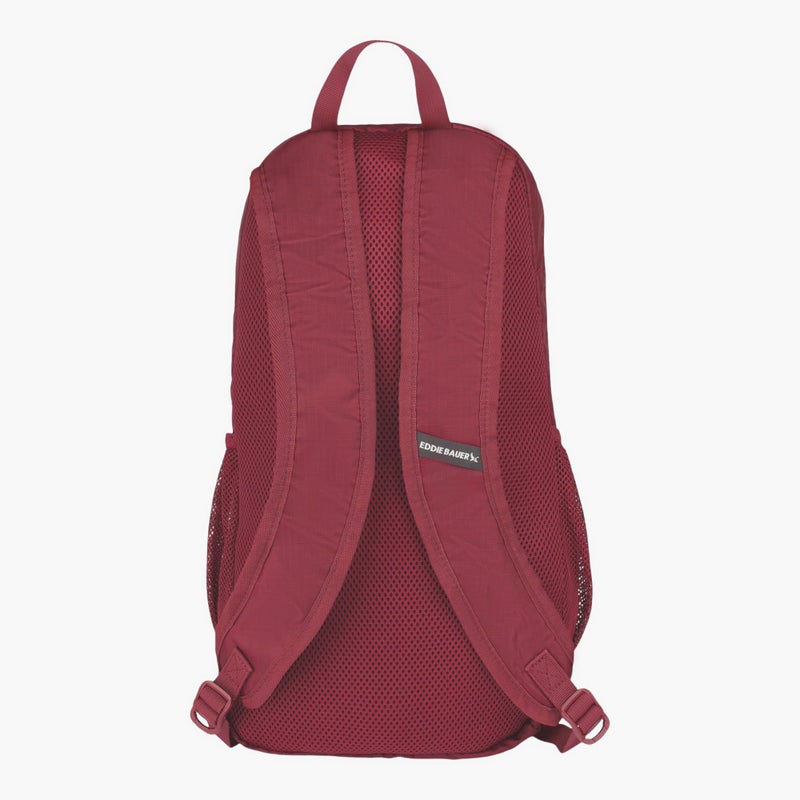 Eddie Bauer Stowaway Packable Backpack | Travel | Outdoor | Lightweight | Foldable | Durable | Ripstop Polyester | 20L - Black Cherry - Image 4