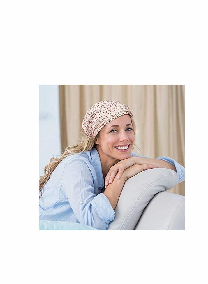 SOLARAE 6 Pieces Floral Elastic Hair Scarf Headband Chiffon Kerchief Elastic Floral Printed Turban Boho Headbands Hair Bandanas with Hair Clips for Women Girls Hair Accessories Classic Floral Pattern - Image 4