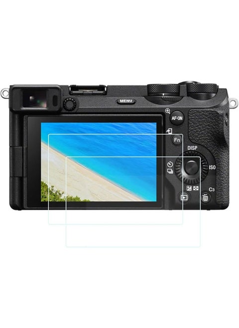2 PACK Screen Protector for Sony Alpha A7C II A6700 6700 7C II ZV-E1 ZVE1 A7C2 A7CR, 0.3mm 9H Hardness Tempered Glass Cover Anti-Scrach Anti-Fingerprint Anti-Bubbl,