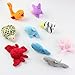 RIY 10Pcs Story Time Finger Puppets Different Cartoon Sea Animal Finger Puppets for Toddlers Easter Basket Stuffers - Image 4