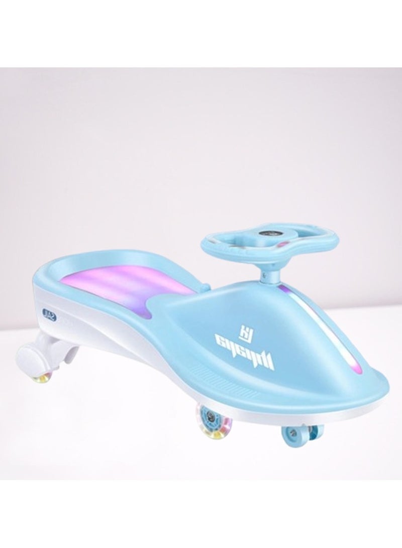 صندوق العاب سيارات التأرجح السحرية للأطفال، سيارة ركوب تويستر السحرية للأطفال مع عجلات LED، سيارة دفع للأطفال مع مقعد مضاء، أقوى وأسلس سيارة ركوب سحرية تويستر للأطفال مع الموسيقى - Image 2