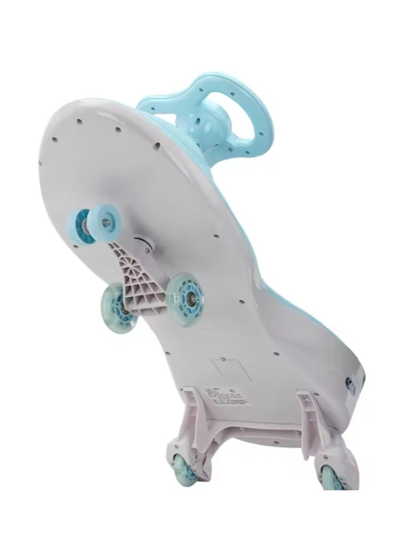 صندوق العاب سيارات التأرجح السحرية للأطفال، سيارة ركوب تويستر السحرية للأطفال مع عجلات LED، سيارة دفع للأطفال مع مقعد مضاء، أقوى وأسلس سيارة ركوب سحرية تويستر للأطفال مع الموسيقى - Image 3