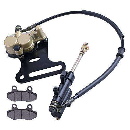 MWMNUN 12mm rear disc hydraulic brake master cylinder caliper Compatible with 70cc 90cc 110cc 125cc 140cc 150cc SSR Baja apollo Taotao Coolster Roketa SDG 107 Pitster Pro Atomik Sikk Chinese Pit Dirt Bike - Image 1