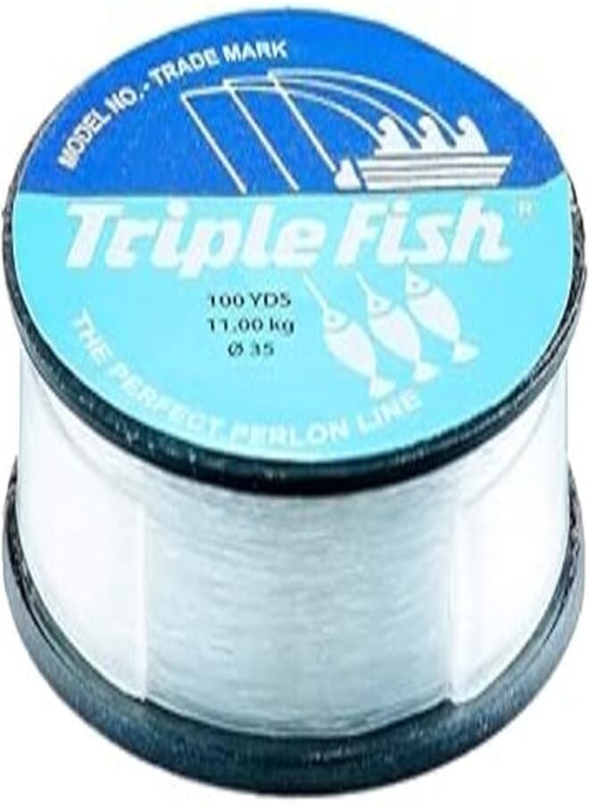 Triple Fish Triple Fish Fishing Line, 0.35 mm, 100 m Black 